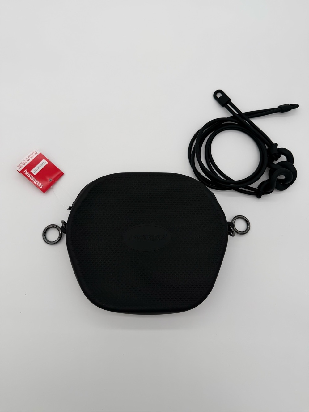 Havaianas Diamond Bag Black Water Resistant Silicone